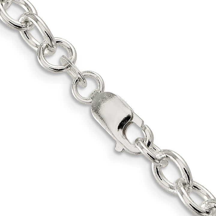 Lovely Rita's Chains Silver Polished 6.80-mm Oval Cable chain