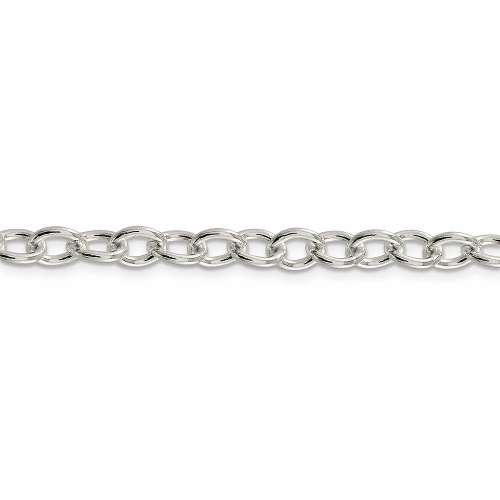 Lovely Rita's Chains Silver Polished 6.80-mm Oval Cable chain