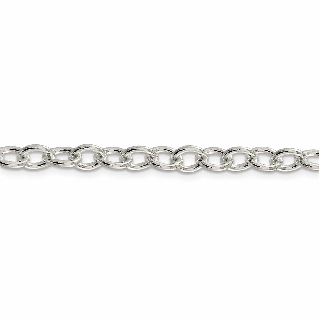 Lovely Rita's Chains Silver Polished 6.80-mm Oval Cable chain