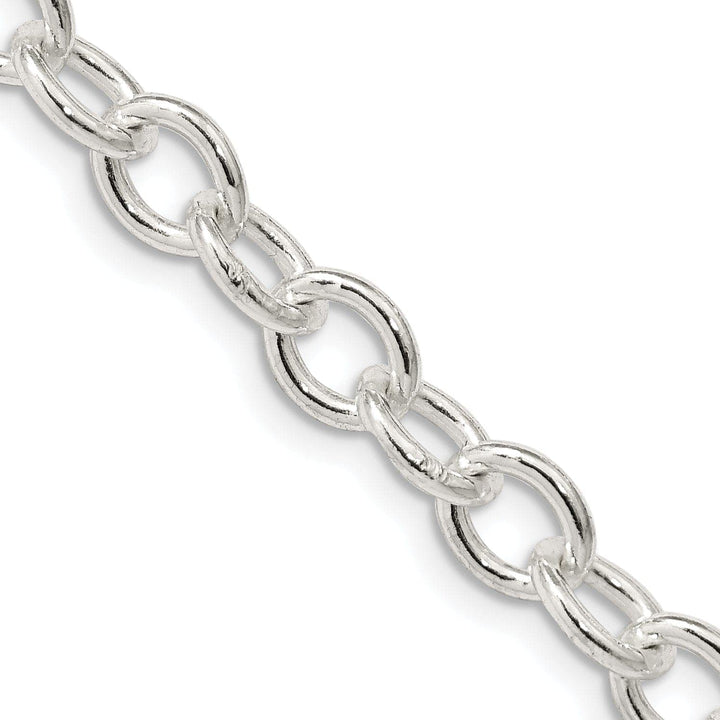 Lovely Rita's Chains Silver Polished 6.80-mm Oval Cable chain
