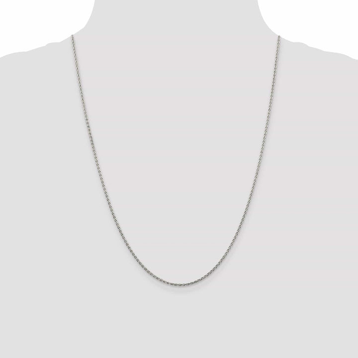 Lovely Rita's Chains Silver Polished D.C 1.50-mm Solid Spiga Chain