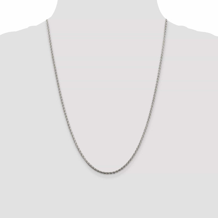 Lovely Rita's Chains Silver Polished D.C 2.00-mm Solid Spiga Chain