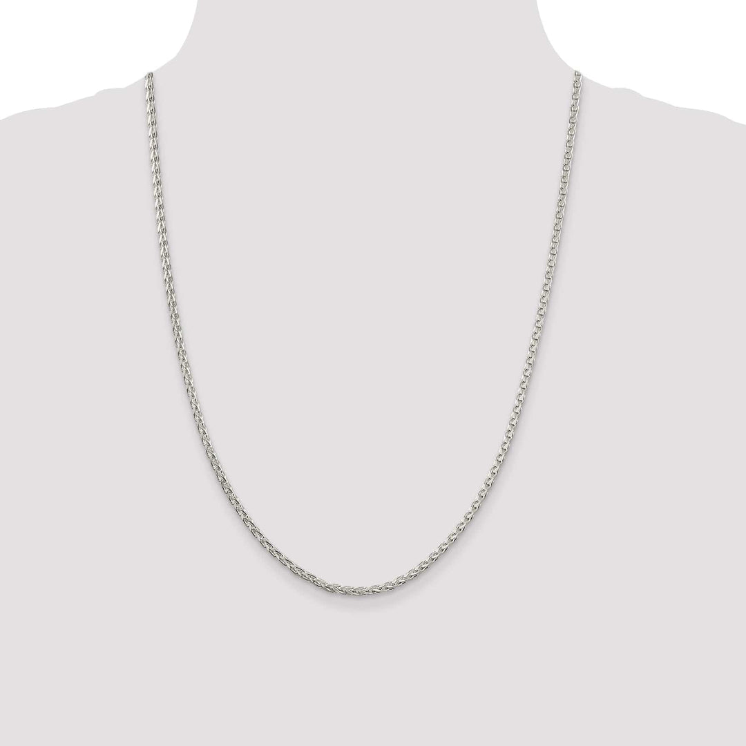 Lovely Rita's Chains Silver Polished D.C 2.75-mm Solid Spiga Chain