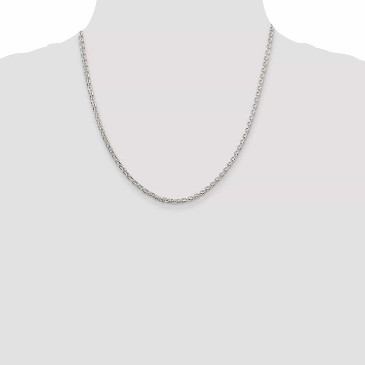 Lovely Rita's Chains Silver Polished D.C 2.75-mm Solid Spiga Chain
