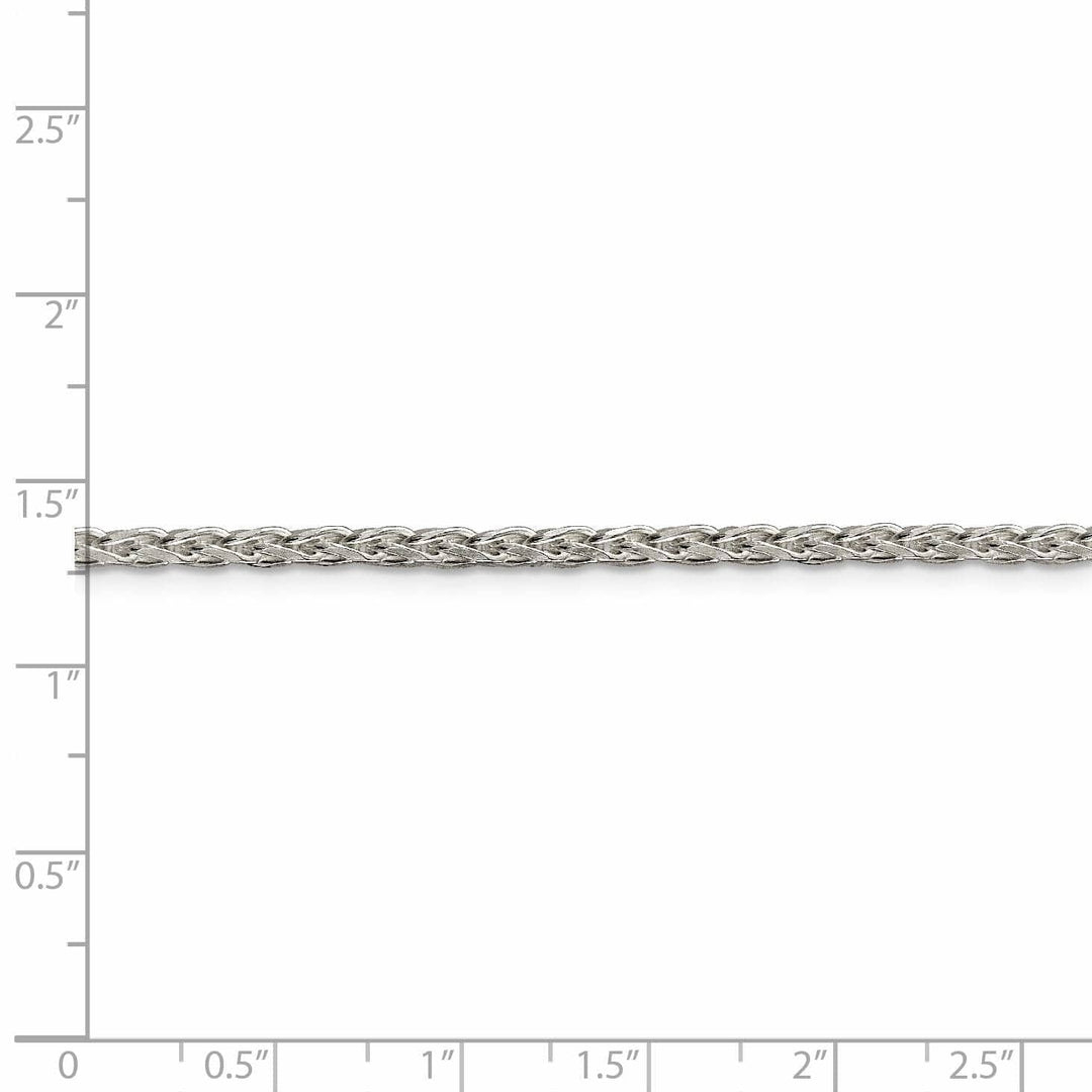 Lovely Rita's Chains Silver Polished D.C 2.75-mm Solid Spiga Chain