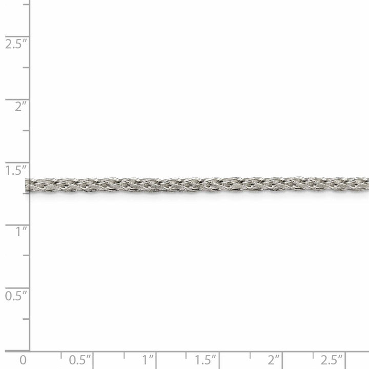 Lovely Rita's Chains Silver Polished D.C 2.75-mm Solid Spiga Chain
