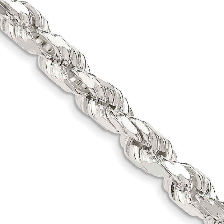 Lovely Rita's Chains Silver Polished D.C 8 Sides 7.00-mm Rope Chain