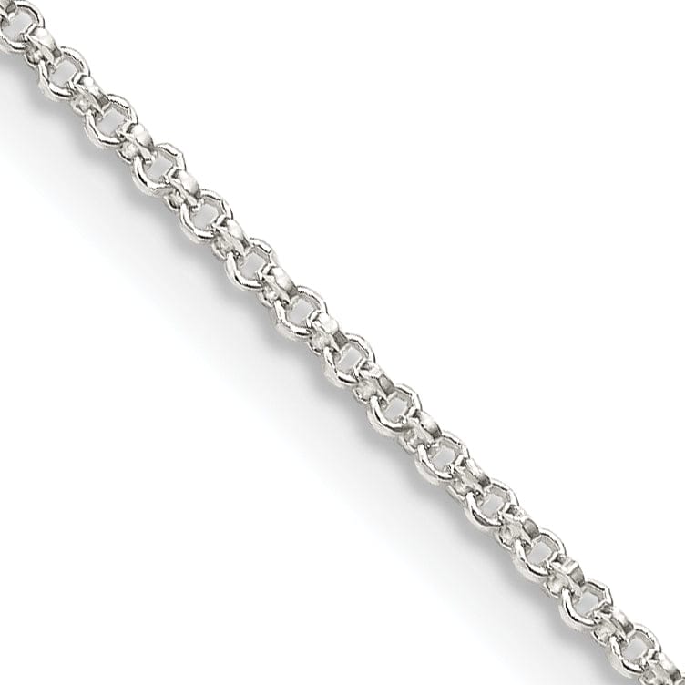 Lovely Rita's Chains Silver Polished Finished 2.17-mm Rolo Chain