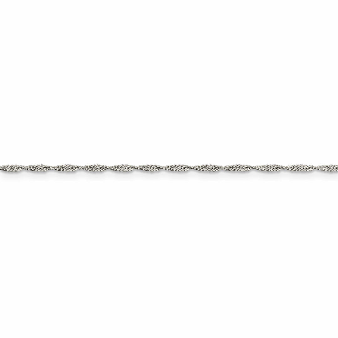 Lovely Rita's Chains Silver Polished Twisted 1.40mm Singapore Chain