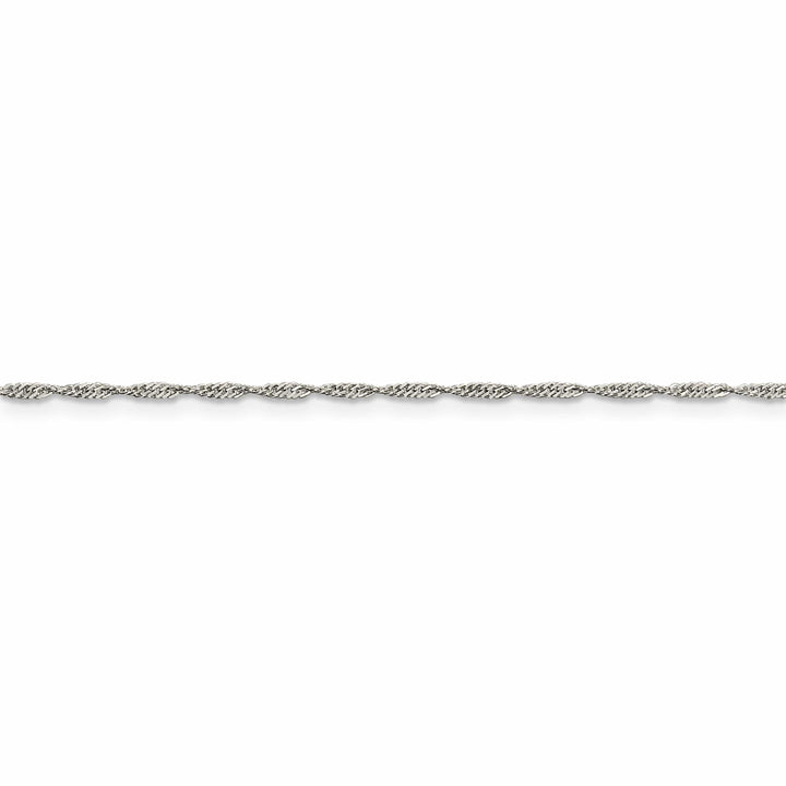 Lovely Rita's Chains Silver Polished Twisted 1.40mm Singapore Chain