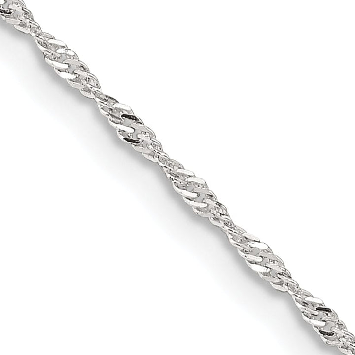 Lovely Rita's Chains Silver Polished Twisted 1.40mm Singapore Chain