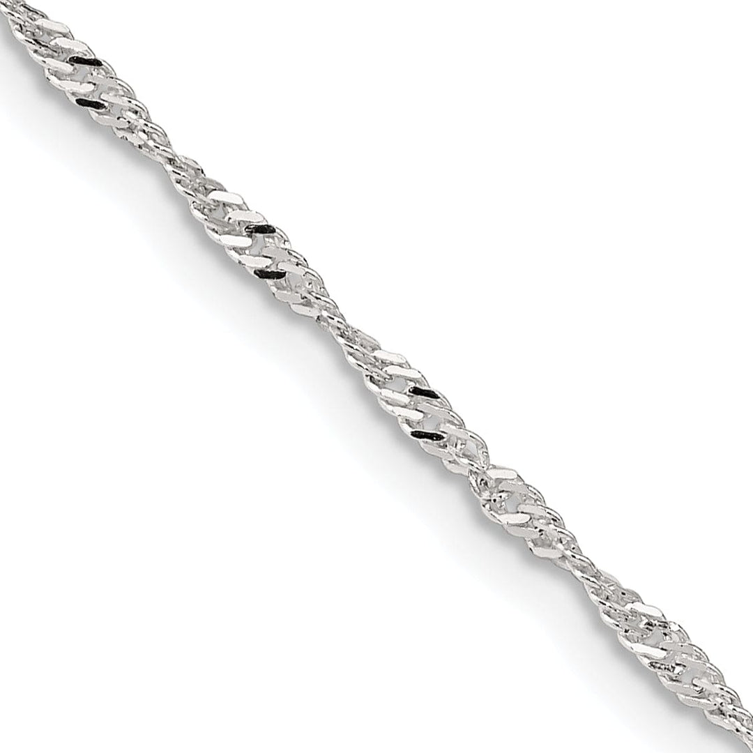 Lovely Rita's Chains Silver Polished Twisted 1.75mm Singapore Chain