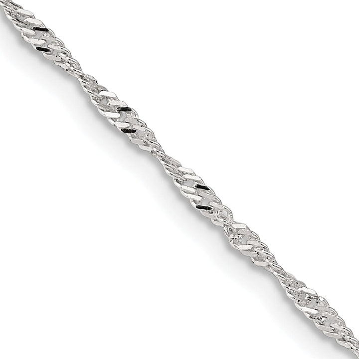 Lovely Rita's Chains Silver Polished Twisted 1.75mm Singapore Chain