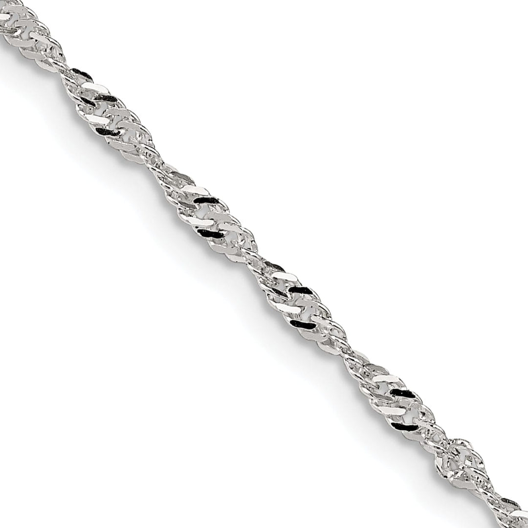 Lovely Rita's Chains Silver Polished Twisted 2.00mm Singapore Chain