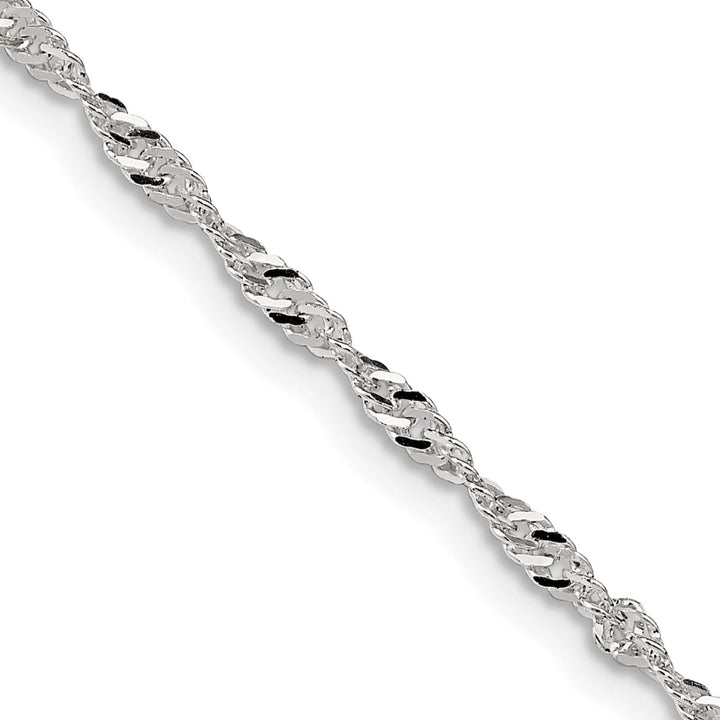 Lovely Rita's Chains Silver Polished Twisted 2.00mm Singapore Chain