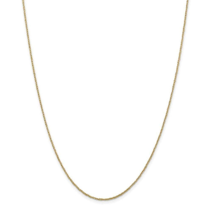 Lovely Rita's Chains Size 14 14k Yellow Gold 1.10mm Polished Ropa Chain