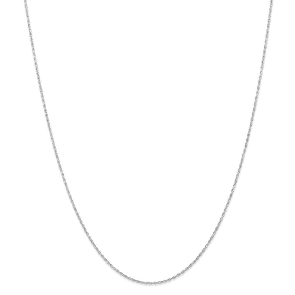 Lovely Rita's Chains Size 16 14K White Gold 0.95mm Carded Cable Rope Chain