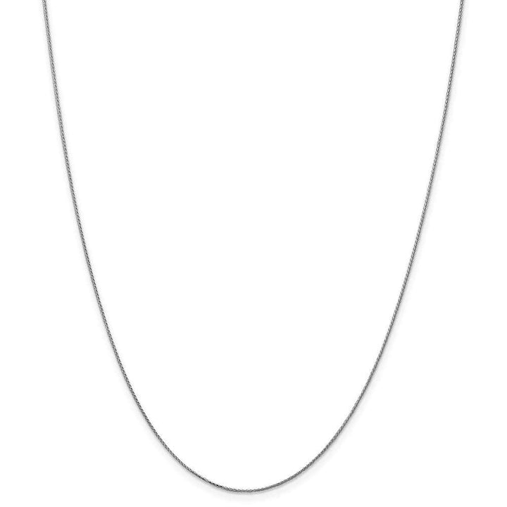 Lovely Rita's Chains Size 16 14k White Gold .65 mm wide Spiga Wheat Pendant Chain