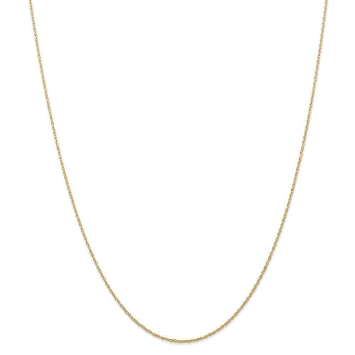 Lovely Rita's Chains Size 16 14k Yellow Gold 0.70mm Carded Cable Rope Chain
