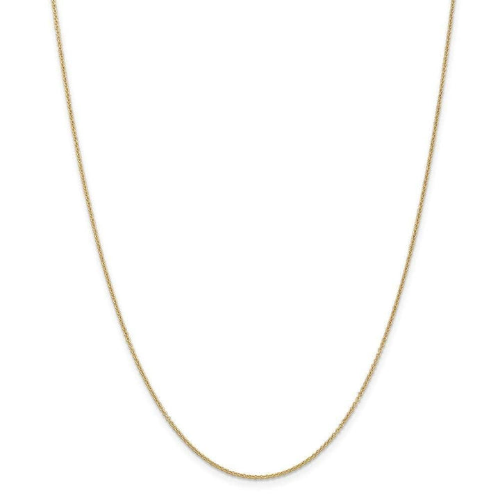 Lovely Rita's Chains Size 16 14k Yellow Gold 0.70mm Round Link Cable Chain