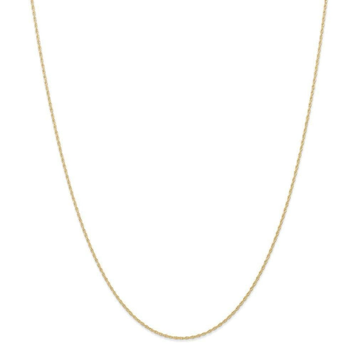 Lovely Rita's Chains Size 16 14K Yellow Gold 0.95mm Carded Cable Rope Chain
