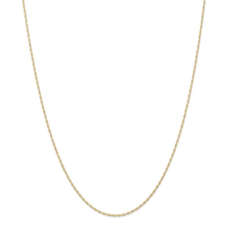Lovely Rita's Chains Size 16 14k Yellow Gold 1.15mm Carded Cable Rope Chain