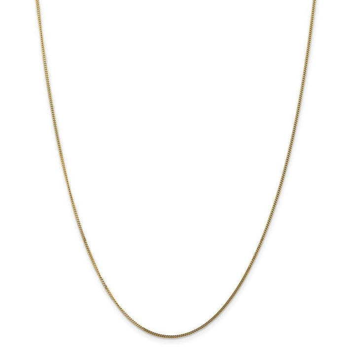 Lovely Rita's Chains Size 16 14k Yellow Gold 1.3 mm Curb Pendant Chain