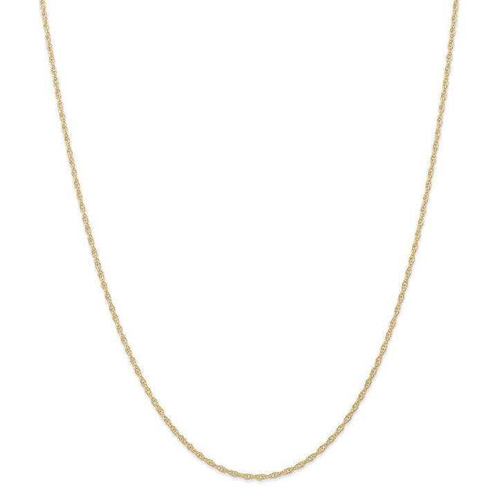 Lovely Rita's Chains Size 16 14k Yellow Gold 1.35mm Carded Cable Rope Chain