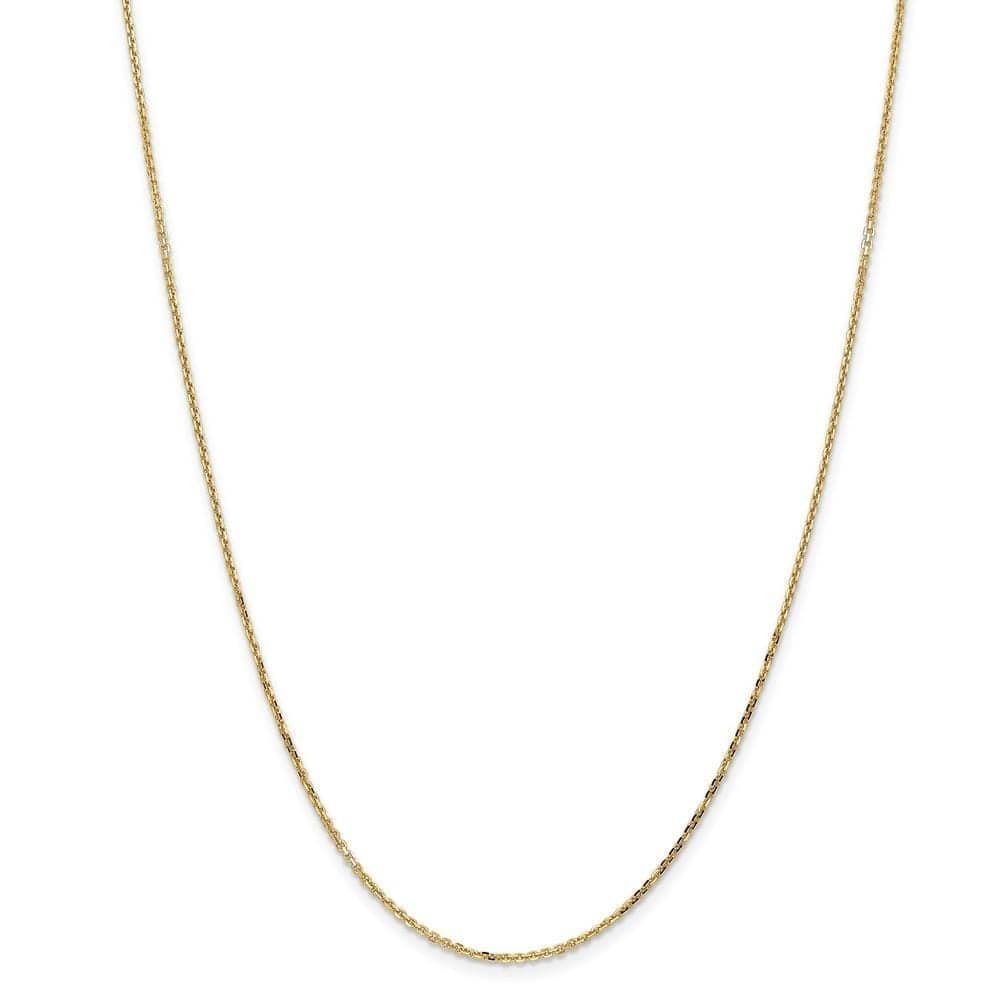 Lovely Rita's Chains Size 16 14k Yellow Gold 1.45mm Round Link Cable Chain