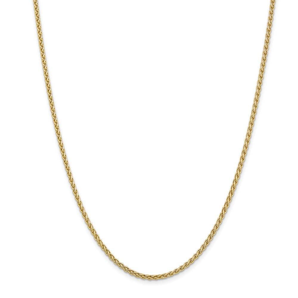 Lovely Rita's Chains Size 16 14k Yellow Gold 2.80mm Solid Polish Spiga Chain