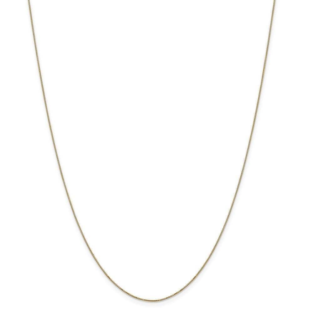 Lovely Rita's Chains Size 16 14k Yellow Gold Polished 0.50m Carded Box Chain