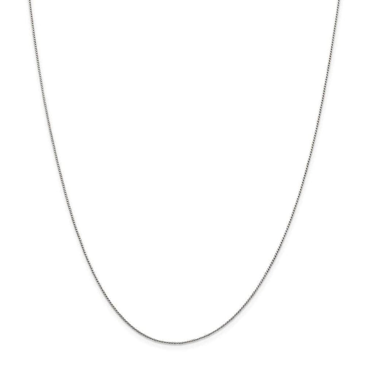 Lovely Rita's Chains Size 16 Silver Polish 0.95-mm Solid Round Franco Chain