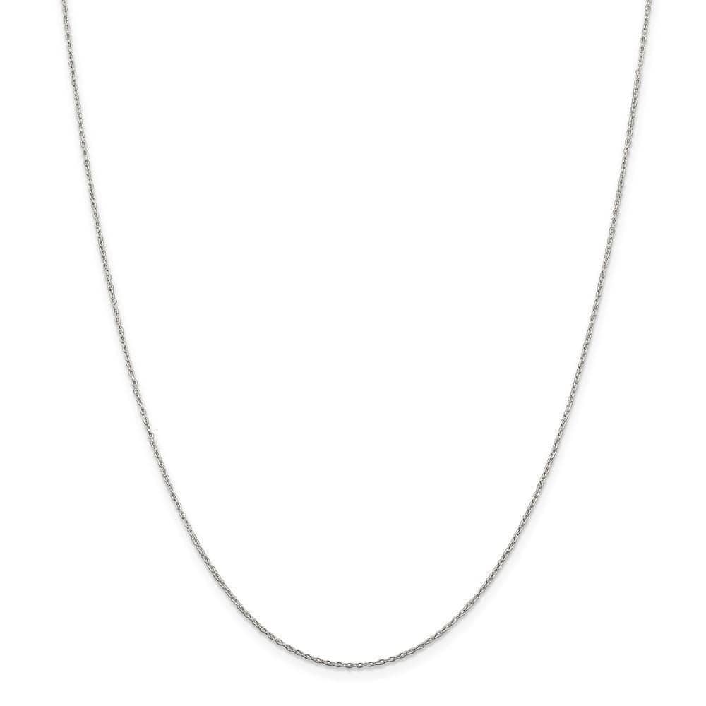 Lovely Rita's Chains Size 16 Silver Polished 0.6-mm Fancy Rolo Cable Chain