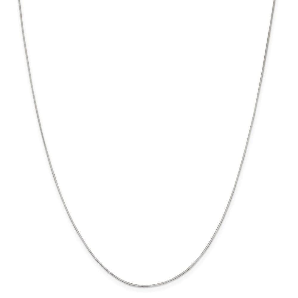 Lovely Rita's Chains Size 16 Silver Polished 0.70-mm Square Snake Chain