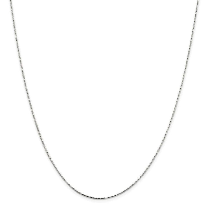 Lovely Rita's Chains Size 16 Silver Polished 1.00-mm Oval Box Chain