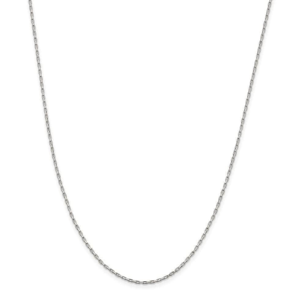 Lovely Rita's Chains Size 16 Silver Polished 1.30-mm Elongated Box Chain