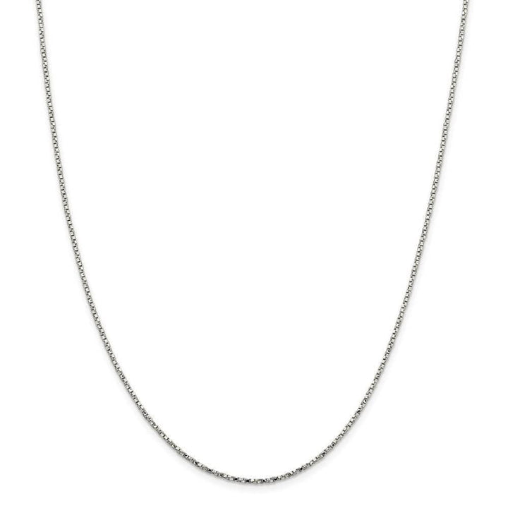 Lovely Rita's Chains Size 16 Silver Polished 1.35-mm Twisted Box Chain