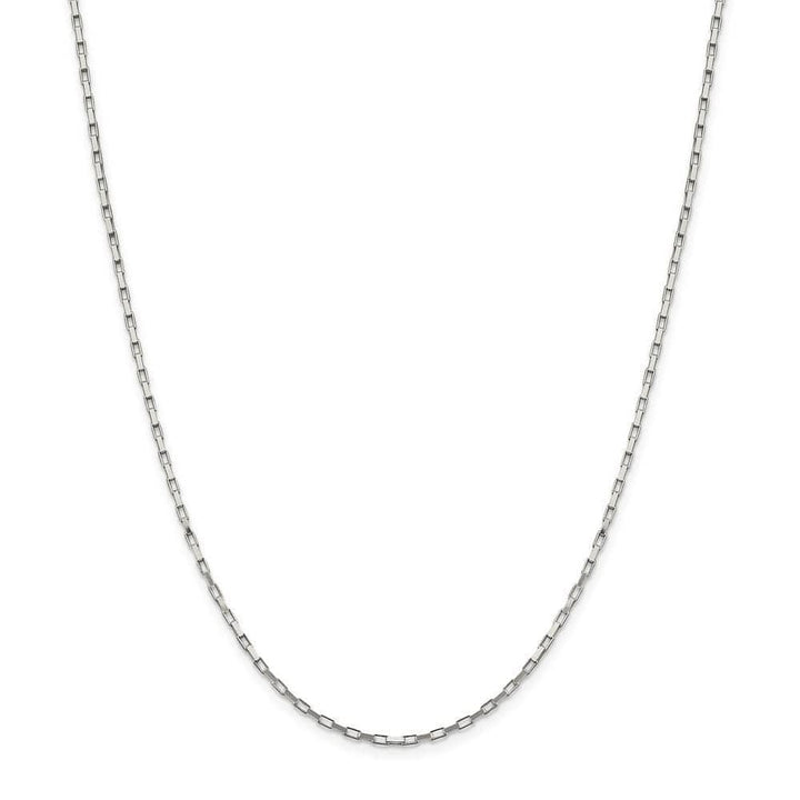 Lovely Rita's Chains Size 16 Silver Polished 1.65-mm Elongated Box Chain