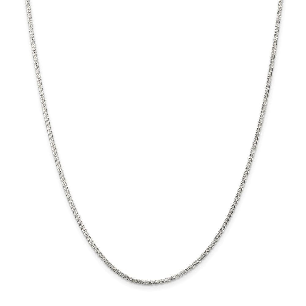 Lovely Rita's Chains Size 16 Silver Polished 1.75-mm Solid Round Spiga Chain