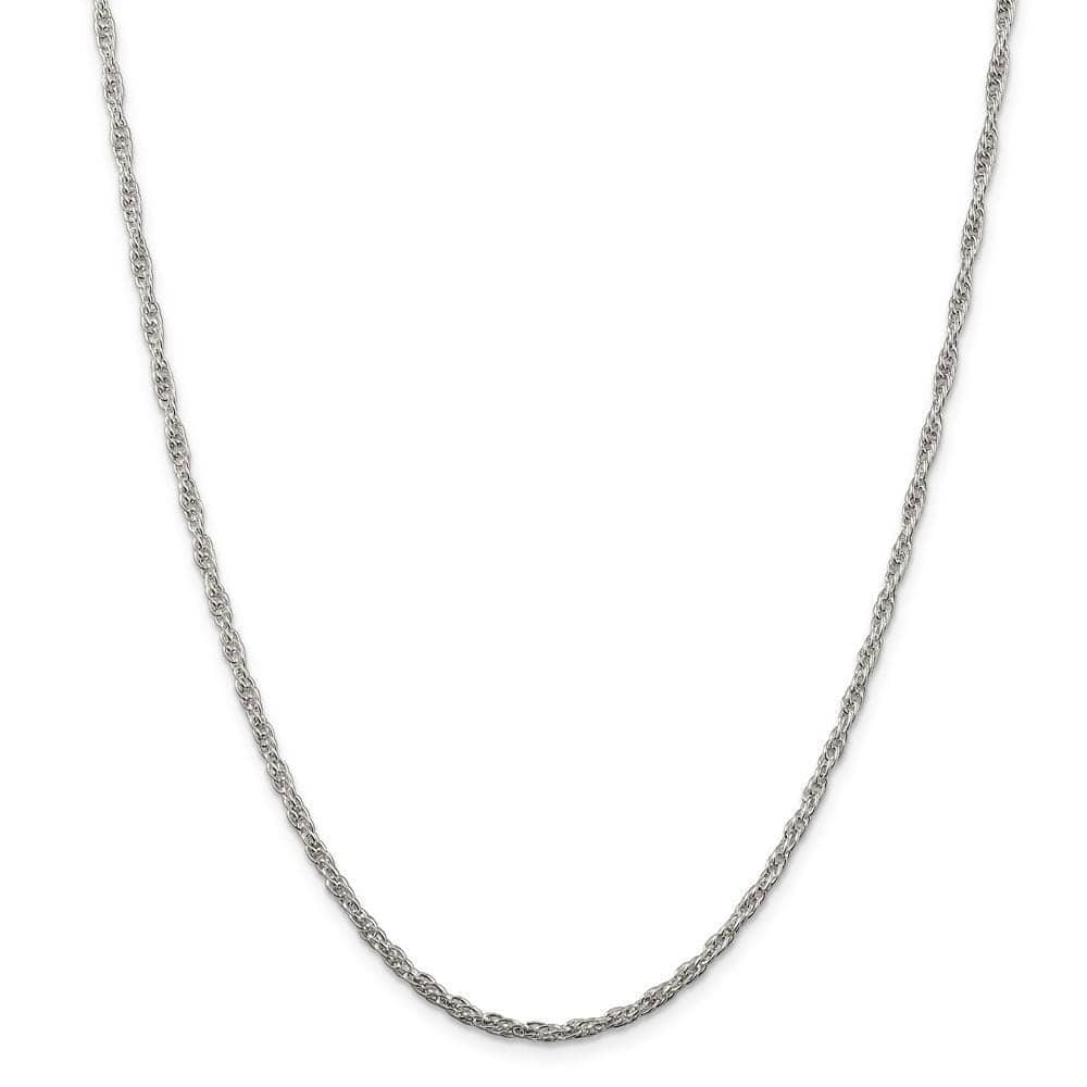Lovely Rita's Chains Size 16 Silver Polished 2.45-mm Loose Rope Chain
