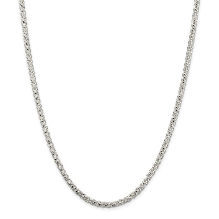 Lovely Rita's Chains Size 16 Silver Polished 4.00-mm Solid Round Spiga Chain
