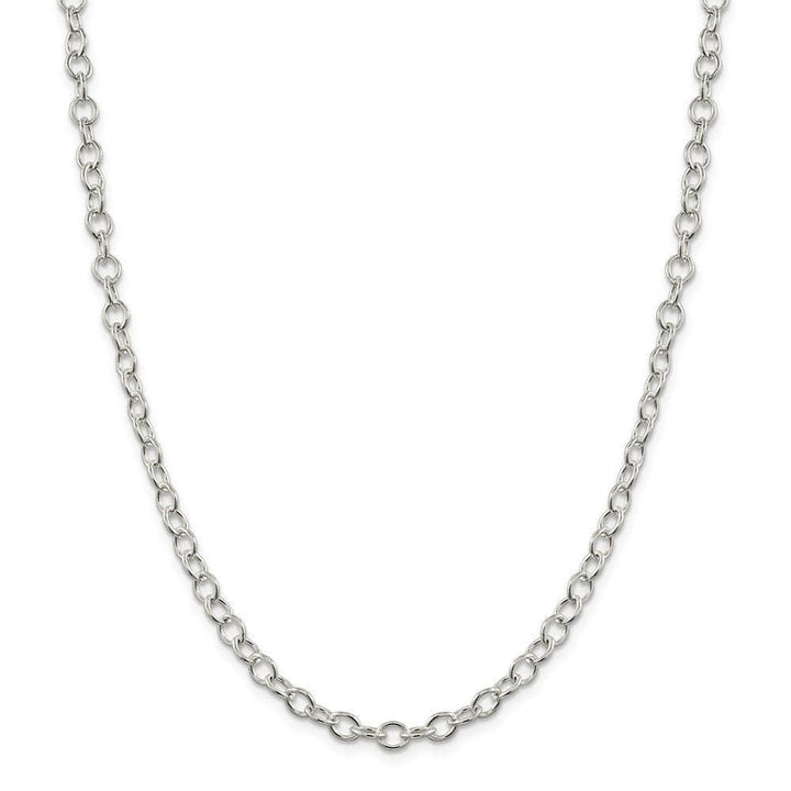 Lovely Rita's Chains Size 16 Silver Polished 5.30-mm Oval Cable Chain