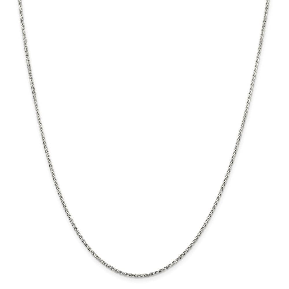 Lovely Rita's Chains Size 16 Silver Polished D.C 1.50-mm Solid Spiga Chain