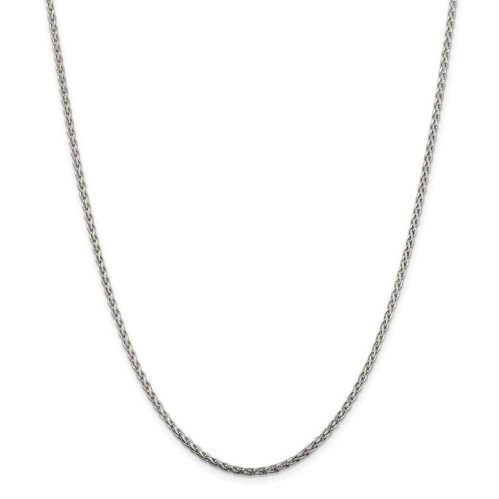 Lovely Rita's Chains Size 16 Silver Polished D.C 2.00-mm Solid Spiga Chain