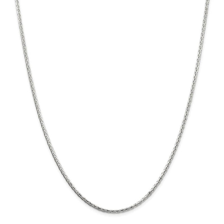 Lovely Rita's Chains Size 16 Silver Polished D.C 2.50-mm Solid Spiga Chain