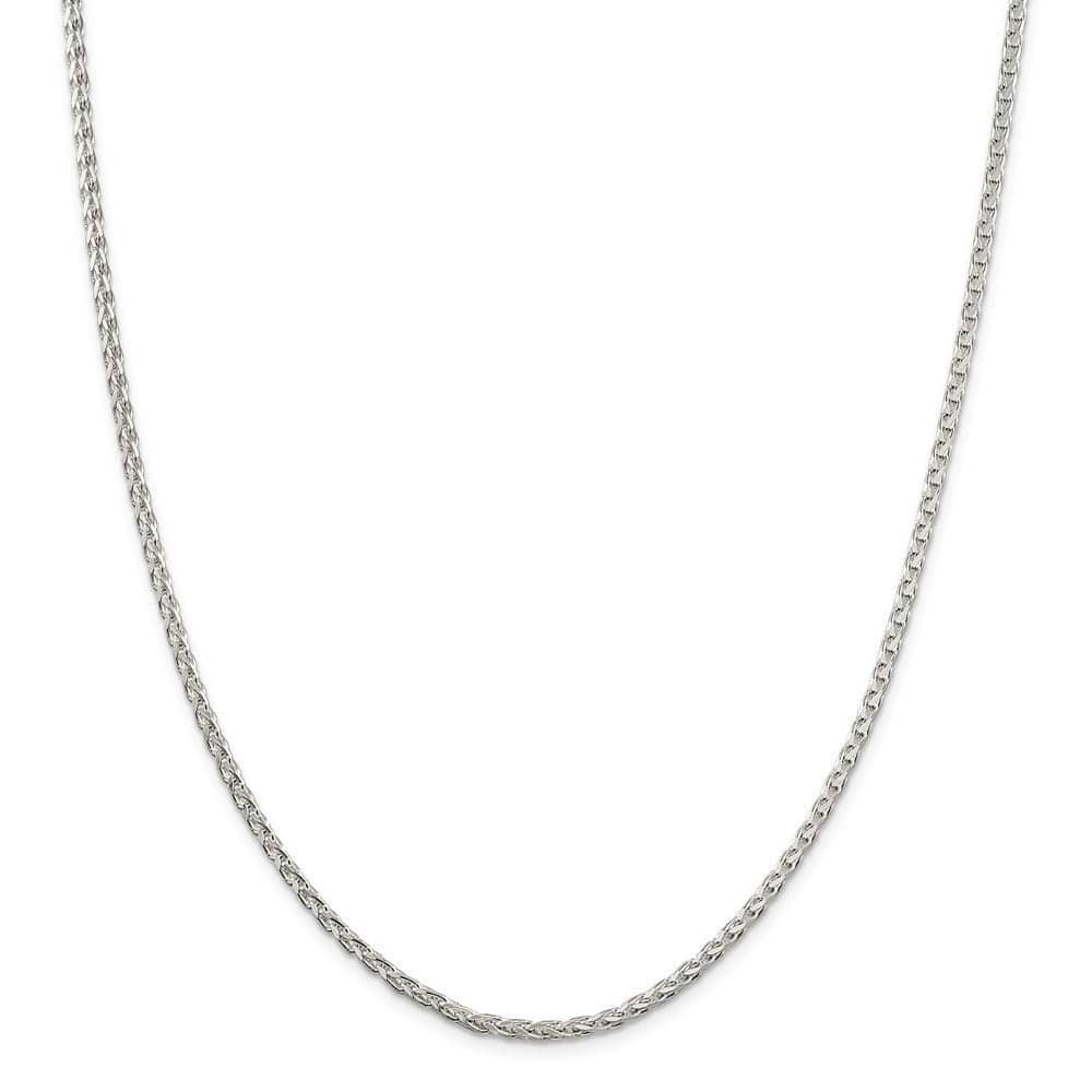 Lovely Rita's Chains Size 16 Silver Polished D.C 2.75-mm Solid Spiga Chain