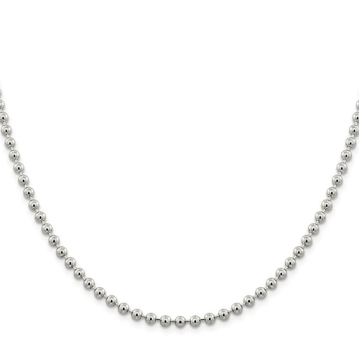 Lovely Rita's Chains Size 16 Sterling Silver Beaded Chains 4MM