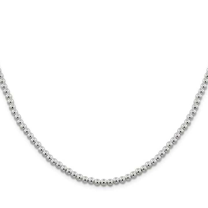 Lovely Rita's Chains Size 16 Sterling Silver Necklace Beaded Box Chain 4MM