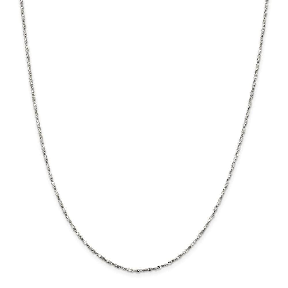 Lovely Rita's Chains Size 16 Sterling Silver Polished 1.40-mm Fancy Chain