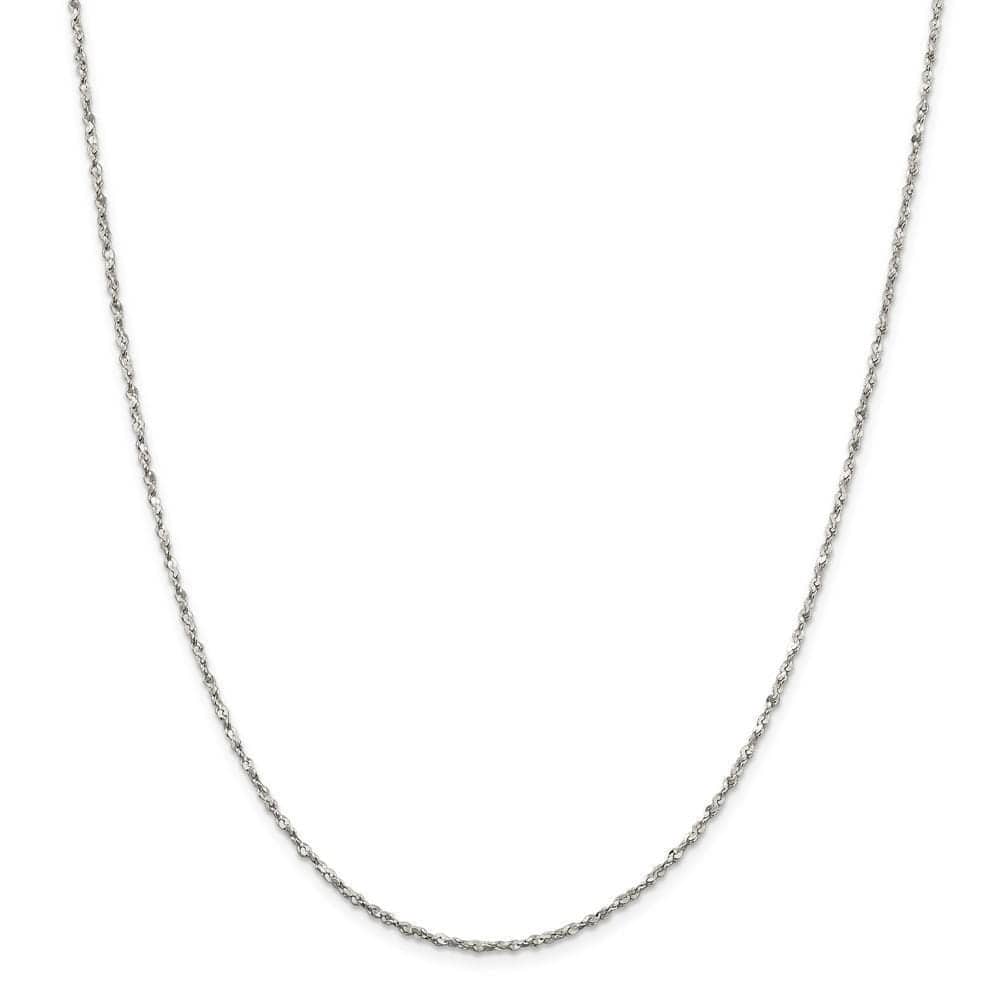 Lovely Rita's Chains Size 16 Sterling Silver Polished 1.80-mm Fancy Chain